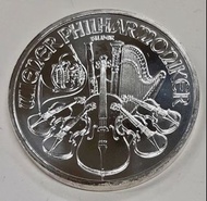 奧地利維也納愛樂1盎司銀幣 2012年 Austria Philharmonic .999 Silver BU Coin