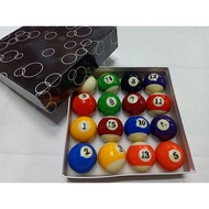 ✶♦☇TAIWAN STANDARD SIZE BILLIARD BALL SET FOR STANDARD TABLE / BOLA NG BILYARAN