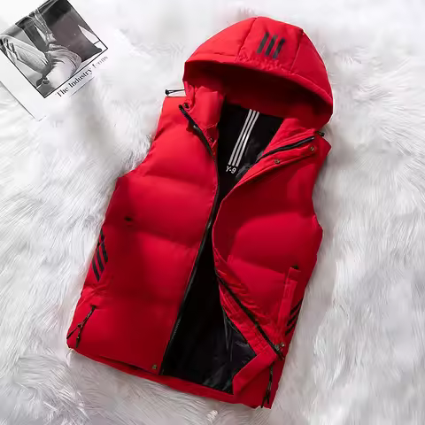 New Winter Fashionable Casual Hooded Down Vest High-quality Versatile Comfortable Breathable Casual 