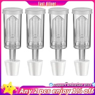 Fermentation Lids Airlock Kit with 6Stopper,Air Locks Fermentation Airlock Beer Wine Kombucha Brewin