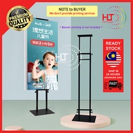 Easel Banner Stand With Adjustable Height Double Sided Poster Board Display Stand