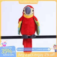 In stock-Talking Parrot Talking Parrot Plush Toy Electronic Bird Pet Talking Plush Parrot for Kids E