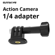 Action Camera 1/4 Adapter Tripod Connector Action 5Pro  Adjustable Angle Base for Ace pro2/Gopro