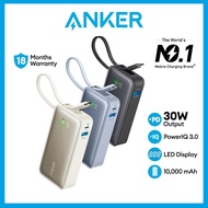 Anker Powerbank Fast Charging Nano Power Bank Powercore Powerbank 10000mAh 30W Portable Charger with