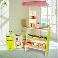 WOODEN TOYS MARKET BOOTH PRETEND PLAY - fruit basket TOYS - children's educational TOYS - children's