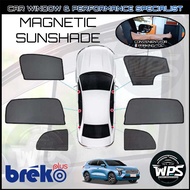 (Buatan Malaysia) GWM H1 2014-2025 (6 Pcs) Breko Sun Shade Car Magnetic Sunshade [Rear Windscreen]