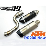 Exhaust PROJECT79 KTM RC 200 2021 Ekzos Tabung Muffler Full System Stainless Steel Accessories RC200