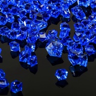 450 Pieces Fake Ice Cubes Diamonds Ice Rocks Acrylic Stones Crystals Plastic Cubes Gems Vase Rocks C