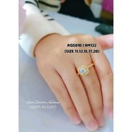 [RG 5010] Cincin ZHULIAN Gold plated Ring Jewellery Emas Saduran Barang Kemas