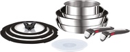 [全新] Tefal Ingenio 特福靈巧疊疊鑊不銹鋼 10件裝
