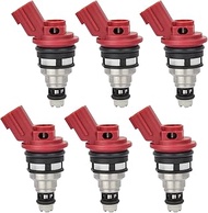 6pcs Fuel Injectors Replacement for 1993-1999 Nissan Altima 1991-1998 240SX 2.4L L4 1994 1998 1999 S