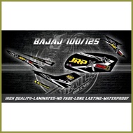 ✅ ✙✷ ⊕ Kawasaki Bajaj Ct 100/125 Decal Sticker (Latest 2022 Jrp Design) and SUN DESIGN