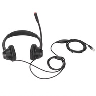 Usihere Desk Phone Headset RJ9 Office Supports Binaural Noise Cancellation