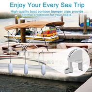 Boat Fender Clips, Pontoon Boat Fender Clips, Adjustable Pontoon Boat Square Rail Fender Cleats/Clip