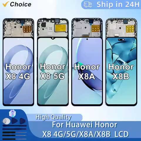 IPS For Huawei Honor X8 4G LCD X8 5G Display RKY-LX1 Touch Screen Digitizer Assembly For Honor X8A L
