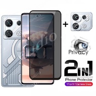 2in1 Private Screen With Lens Film For Infinix GT 20 10 Pro 5G 2024 Privacy Screen Protector Tempered Glass Film For Infinix GT 20Pro 10Pro GT20 GT10 Pro GT20Pro GT10Pro 5G Camera Glass Phone Front Private Film