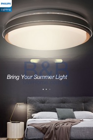 Philips LED Ceiling Light 24W CL519 Tunable Three Light Settings Scene Switch Gold Auto Memory Warm White Light to Energizing Cool Daylight Simple Design Modern Atmosphere Bedroom