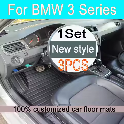 Car Floor Mats For BMW 3 Series G20 2019~2022 Mat Rugs Protective Pad Luxury Leather Carpets Car Acc