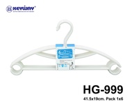 ไม้แขวนเสื้อ ไม้แขวนผ้า 1 ลัง 144 ชิ้น รุ่น HG-999 (คละสี)