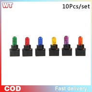 [WT] 10PCS T5.5 Led Bulb W1.2WCar Interior Lights Dashboard Heating Indicator Wedge Auto Instrument 