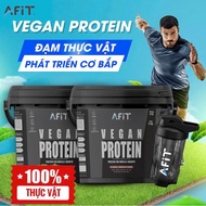 COMBO 2KG WHEY VEGAN PROTEIN AFIT giúp xây dựng cơ bắp giảm mỡ cải thiện vóc dáng (Tặng Bình Lắc)