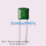 Polyester capacitor 224J 100V CL11 2A224J / 2A 224J