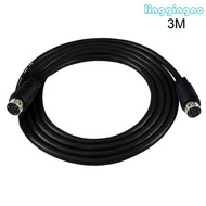 RR Mini Din 9pin Male To 9pin Male Cable for Video Game Sound Cards  Equipment