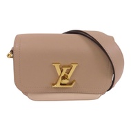 LOUIS VUITTON Greige Lockme Tender金扣肩背袋