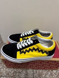 Vans X Peanuts Old Skool SNOOPY 史努比 黑黃 滑板鞋 聯名款 二手 出清 US6.5