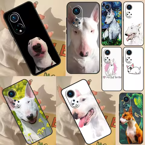 Bullterrier Bull Terrier Dog Case For Huawei Honor X8a X8 X7 X9a 50 70 90 Magic5 Lite P40 P20 P30 P6