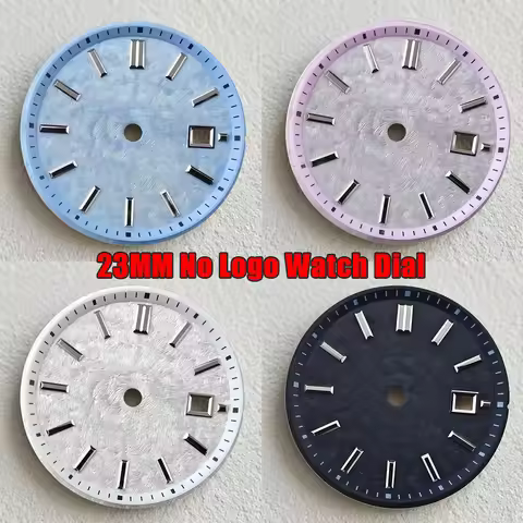 NH05 NH06 23mm Watch Dial No Logo Stereo Bar Index for Seiko Grand Heritage Automatic Movement Compa