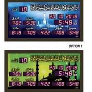 JAM AZAN DIGITAL CLOCK JAM MASJID JAM SOLAT TAKWIM jam masjid Jam Azan Clock Taqwim PTIME BUATAN MAL