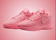 全新  US 10  Nike LeBron 20 pink