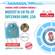 [1 CON] N-Channel Mosfet, SVF23N50PN 23N50 500V 23A TO-3P, New Genuine Silan 100%
