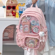 ⚡Upgraded fabric⚡ Cute Ita Bag Backpack Large Capacity Bagpack Lightweight Travel Backpack Female St