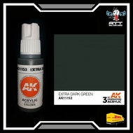 AK ACRYLIC AK11153 3RD GENERATION - EXTRA DARK GREEN