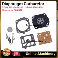 Diaphragm Carburetor STIHL MS360 MS361 SR400 420 5600 / Husqvarna 365 372 WALBRO Carburetor Repair Kit Chainsaw Mist Blower
