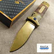 RAKSA Wholesale CHONGMING knife รุ่น CM73 มีดพับ มีดพกพา มีดพกเดินป่า ยาว8.3นิ้ว ลวดลายเป็นเอกลักษณ์