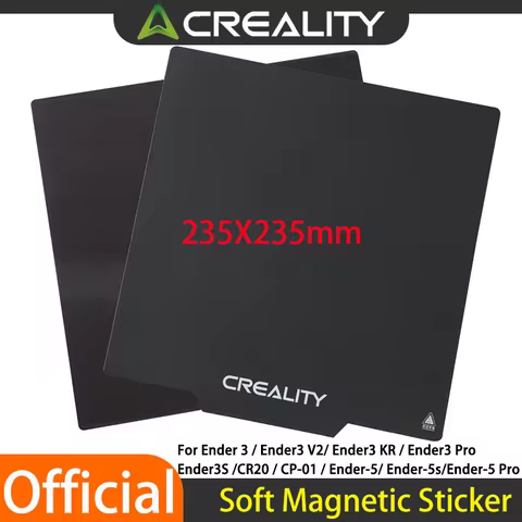 Creality Official Ender 3 Soft Magnetic Sticker Plate 235*235*1mm for Ender 3/3 V2/3 Pro/3 S1/Pro/ E