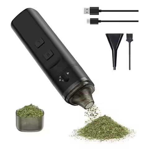 L65A-Portable Auto Grind Electric Herb Grinder One-Touch Grinding Up To 1.5G Automatic Dry Spice Mil