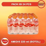 KJ2 Amidis Air Mineral 220ml Botol Mini 1 Dus / Pack isi 24 Bukan Cleo