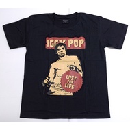 [Mr.17] Iggy Pop The Stooges Imported Black Short Sleeve T-SHIRT (B129)