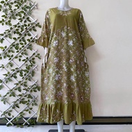 Sekdress susun LD 110 Sekdress susun kain Rayon candi mekar daster kekinian adem dan nyaman daster m