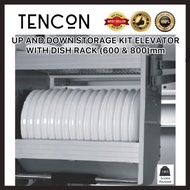 Up And Down Storage Kit Elevator With Dish Rack (600/800)mm
