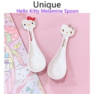 [READY STOCK] Hello Kitty Spoon Hello Kitty Tableware Hello Kitty Melamine Spoon Hello Kitty Soup Sp