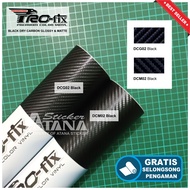 Skotlet Hitam Carbon 3D 4D Scotlet Black Karbon Fiber Skin Stiker Kevlar Embos Kasar Doff Dop Glossy
