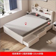 榻榻米床架 床褥 儲物床架 床褥 床墊 置物床 雙人床 單人床 高箱床 收納床 包送貨
