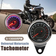 12V RPM METER Universal Motorcycle Tachometer Meter LED Backlight 13K RPM [ READY STOK MALAYSIA ]