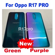 Replacement Repair Back Cover For OPPO R17 PRO Back Panel Rear Battery Cover R17PRO Battery Galss Co