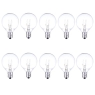 G40 Globe Tungsten Incandescent / LED Bulbs Lamp E12 Base Replacement Glass / Plastic Bulbs 220V For